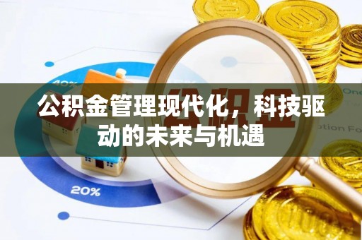 淮上公积金管理现代化，科技驱动的未来与机遇