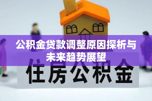 淮上公积金贷款调整原因探析与未来趋势展望