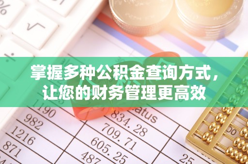 淮上掌握多种公积金查询方式，让您的财务管理更高效