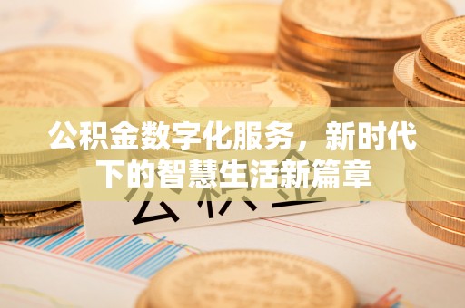 淮上公积金数字化服务，新时代下的智慧生活新篇章