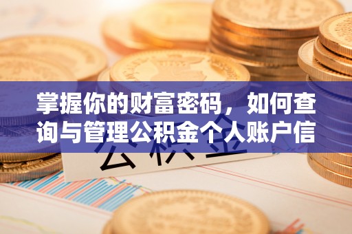 淮上掌握你的财富密码，如何查询与管理公积金个人账户信息