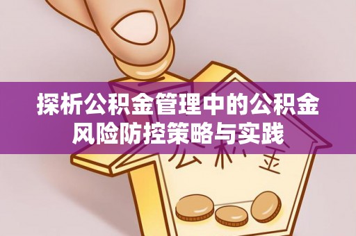 淮上探析公积金管理中的公积金风险防控策略与实践