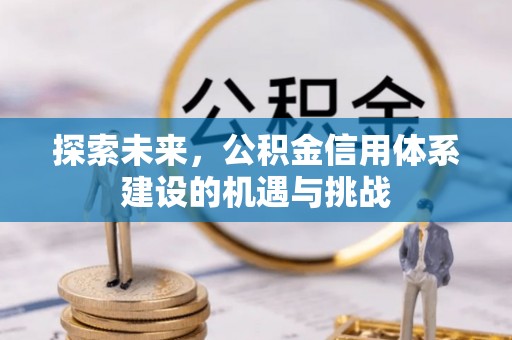 淮上探索未来，公积金信用体系建设的机遇与挑战