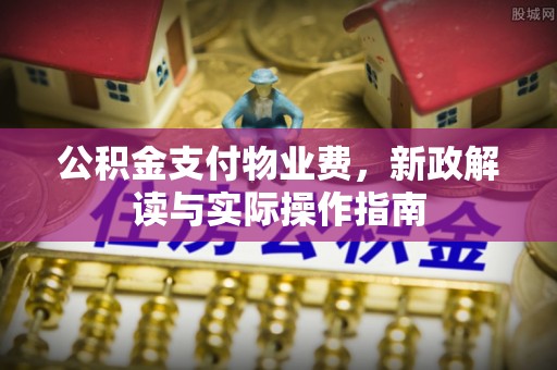 淮上公积金支付物业费，新政解读与实际操作指南