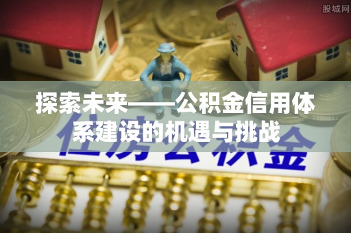淮上探索未来——公积金信用体系建设的机遇与挑战