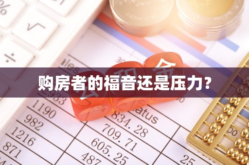 淮上购房者的福音还是压力？
